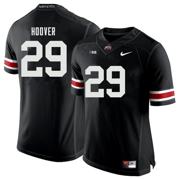 Ohio State Buckeyes #29 Zach Hoover Men Official Jersey Black OSU73149